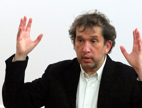 Joan-Llu&iacute;s Llu&iacute;s durant la presentaci&oacute;