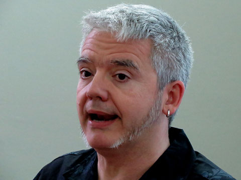 Màrius Serra en un moment de la presentació del llibre