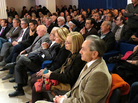 Un moment de la presentació del llibre