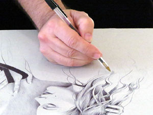 Exposició 'El procés a punta de Bic', dibuixos de Jordi Magrià a la Casa de Cultura de Girona