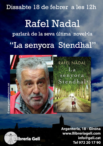 Cartell de l'esdeveniment amb Rafel Nadal