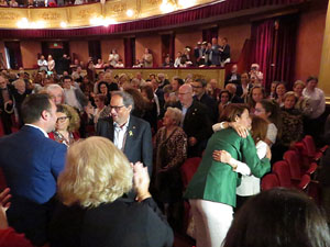 Acte central de campanya de JuntsxCat al Teatre Municipal