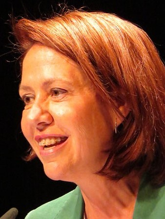 Marta Madrenas durant el seu parlament