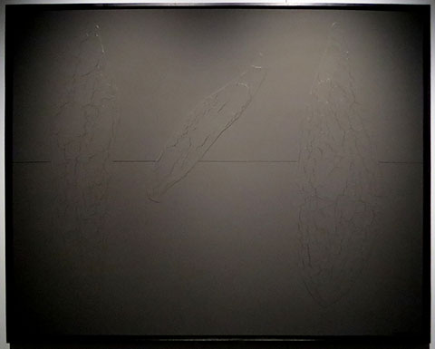 Formes inquietants. 1986-1987. Acr&iacute;lic i resina sobre tela