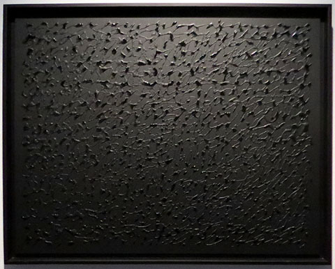 Carta per la llibertat M. 2017. Acr&iacute;lic sobre fusta