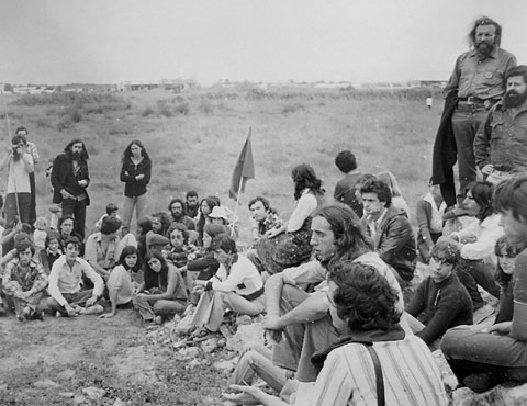 Assemblea ecologista a Castelló d'Empúries. 1977