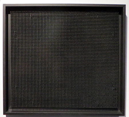 Black ready. 2016. Acr&iacute;lic, oli i cautx&uacute; sobre fusta