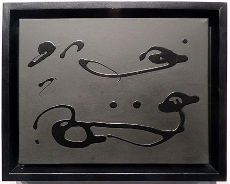 Cal&middot;ligrafia per a un vell amic. 1980. Acr&iacute;lic sobre tela