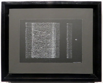 Escrits A. 1973. Acr&iacute;lic sobre tela