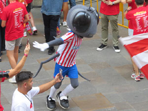 Ascens del Girona FC i el B&agrave;squet Girona. Rebuda a la pla&ccedil;a del Vi