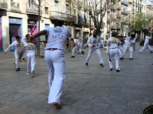 Capoeira a la Rambla de la Llibertat