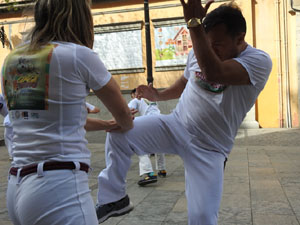 Capoeira a la Rambla de la Llibertat