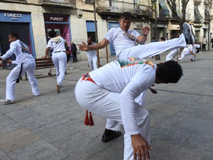Capoeira a la Rambla de la Llibertat