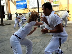 Capoeira a la Rambla de la Llibertat