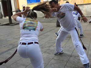 Capoeira a la Rambla de la Llibertat