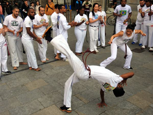 Capoeira a la Rambla de la Llibertat