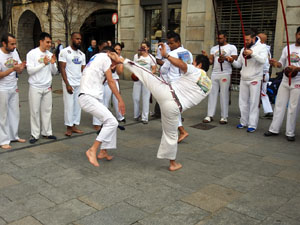 Capoeira a la Rambla de la Llibertat