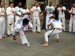 Capoeira a la Rambla de la Llibertat
