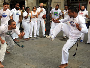 Capoeira a la Rambla de la Llibertat