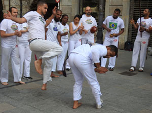 Capoeira a la Rambla de la Llibertat