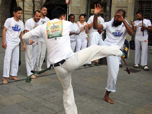Capoeira a la Rambla de la Llibertat