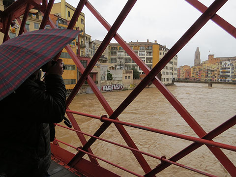 L'Onyar des del pont de les Peixateries Velles. (22/01/2020)