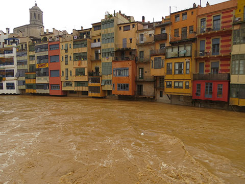 L'Onyar des del pont de Sant Agustí. (22/01/2020)