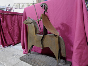 Cessió d'escultures de Max Varés als Manaies de Girona