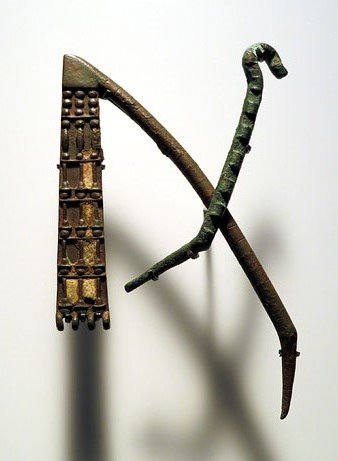 Ceptre i flagell. Aliatge de coure. Baixa &Egrave;poca, Ca. 664-332 aC