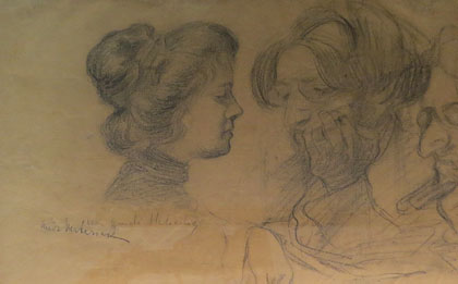 Mela Muter. Autoretrat amb el seu marit Michal Mutermilch. Abans de 1904