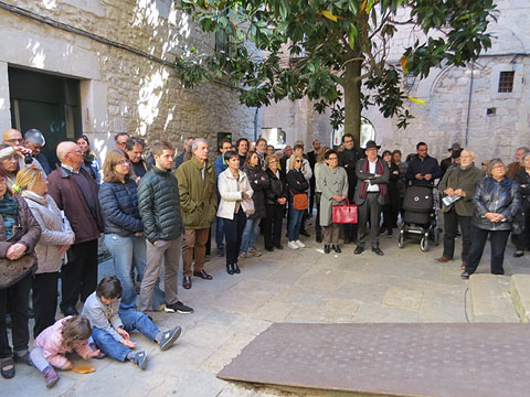 Inauguració oficial de l'exposició al Museu d'Història