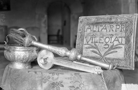 Joies religioses de la capella de la Torre Albertí. Llagostera. 1918