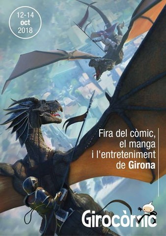 Cartell de la 3a. edici&oacute; de la fira del c&ograve;mic Giroc&ograve;mic