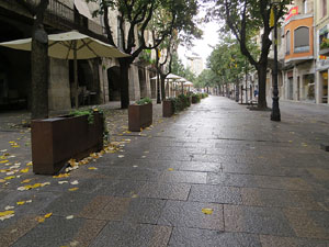 Girona buida per la pand&egrave;mia