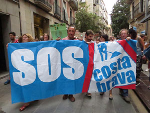Manifestaci&oacute; contra el canvi clim&agrave;tic organitzada per Fridays for Future i Revoluci&oacute; o Extinci&oacute;