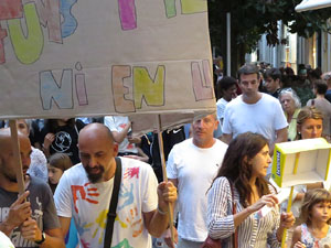 Manifestaci&oacute; contra el canvi clim&agrave;tic organitzada per Fridays for Future i Revoluci&oacute; o Extinci&oacute;