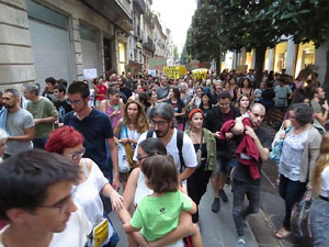 Manifestaci&oacute; contra el canvi clim&agrave;tic organitzada per Fridays for Future i Revoluci&oacute; o Extinci&oacute;