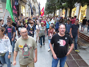 Manifestaci&oacute; contra el canvi clim&agrave;tic organitzada per Fridays for Future i Revoluci&oacute; o Extinci&oacute;
