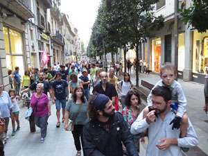 Manifestaci&oacute; contra el canvi clim&agrave;tic organitzada per Fridays for Future i Revoluci&oacute; o Extinci&oacute;