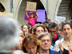 Manifestaci&oacute; contra la sent&egrave;ncia de La Manada