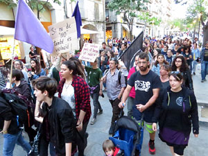 Manifestaci&oacute; contra la sent&egrave;ncia de La Manada