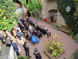 Dia de la Mem&ograve;ria de l'Holocaust i la Prevenci&oacute; dels Crims contra la Humanitat al Pati dels Rabins del Centre Bonastruc &ccedil;a Porta