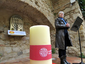 Dia de la Mem&ograve;ria de l'Holocaust i la Prevenci&oacute; dels Crims contra la Humanitat al Pati dels Rabins del Centre Bonastruc &ccedil;a Porta