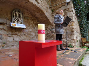 Dia de la Mem&ograve;ria de l'Holocaust i la Prevenci&oacute; dels Crims contra la Humanitat al Pati dels Rabins del Centre Bonastruc &ccedil;a Porta