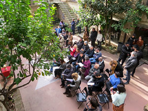 Dia de la Mem&ograve;ria de l'Holocaust i la Prevenci&oacute; dels Crims contra la Humanitat al Pati dels Rabins del Centre Bonastruc &ccedil;a Porta