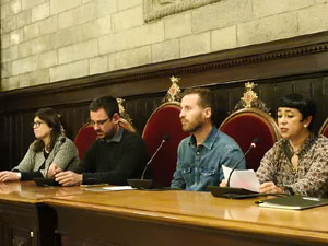 Dia de la Memòria de l'Holocaust i la Prevenció dels Crims contra la Humanitat al Saló de Plens de l'Ajuntament de Girona