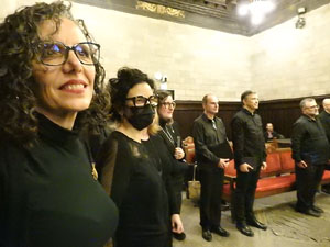 Dia de la Memòria de l'Holocaust i la Prevenció dels Crims contra la Humanitat al Saló de Plens de l'Ajuntament de Girona