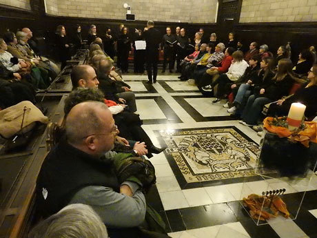 Dia de la Memòria de l'Holocaust i la Prevenció dels Crims contra la Humanitat al Saló de Plens de l'Ajuntament de Girona
