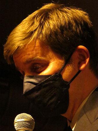 El guardonat Marc Gir&oacute; durant el seu parlament