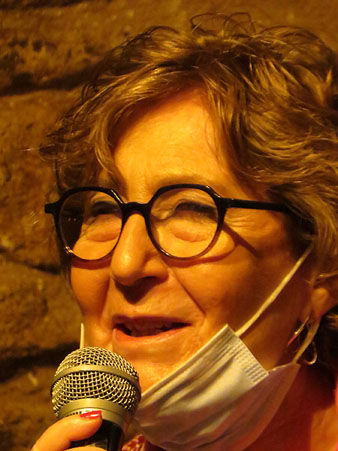 La presidenta del Gremi de Llibreters de Cataluya Carme Ferrer durant el seu parlament